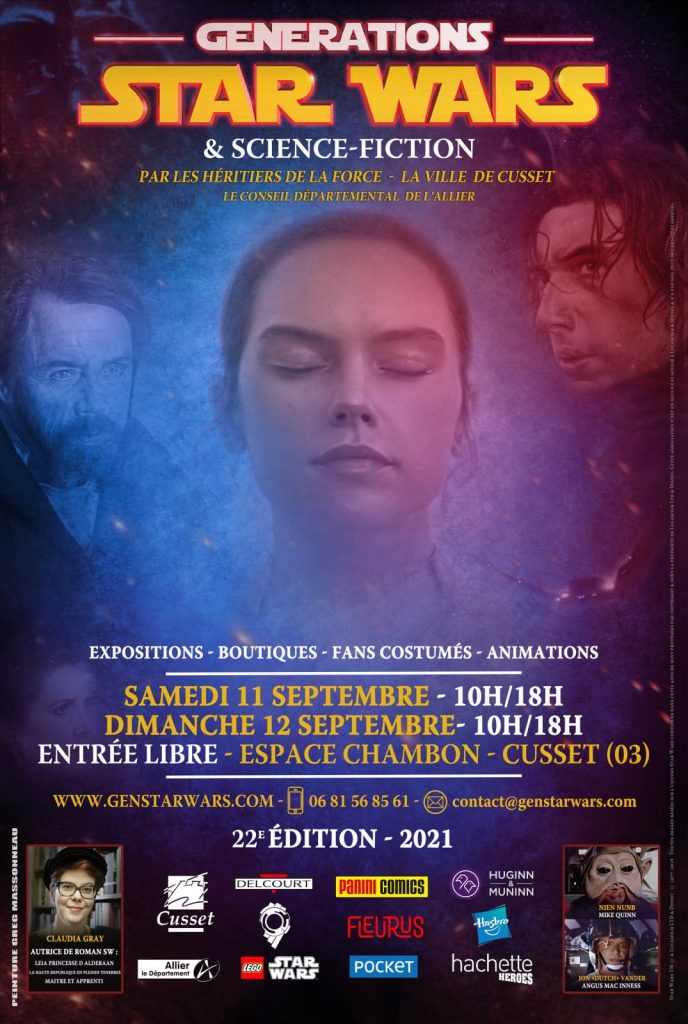 Affiche de la convention Générations Star Wars 2021