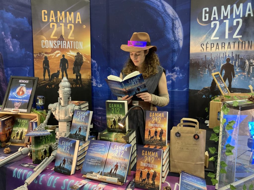 Aline Tognoni, auteur de la saga Sciences-Fiction Gamma 212.