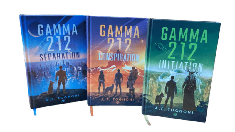 La saga de Science-Fiction Gamma 212 par Aline Tognoni.