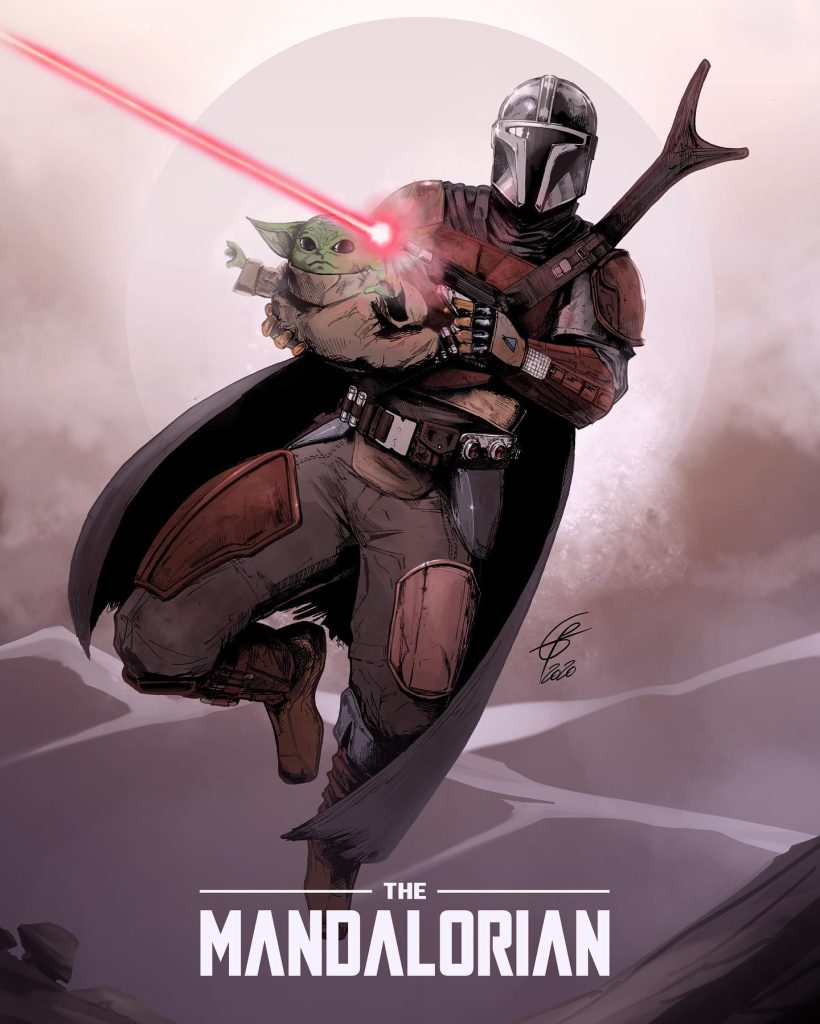 Mandalorian par Guillume Bourguet