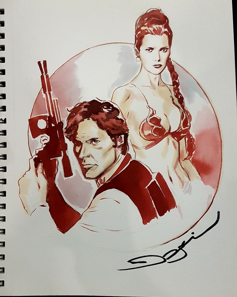 Star Wars art par Fernando Dagnino