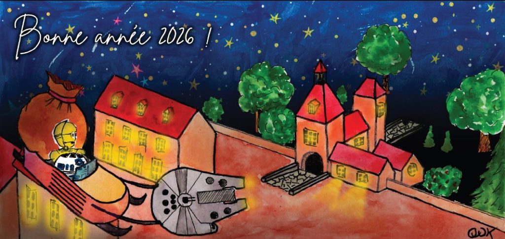 Carte de voeux 2026 des Héritiers de la Force