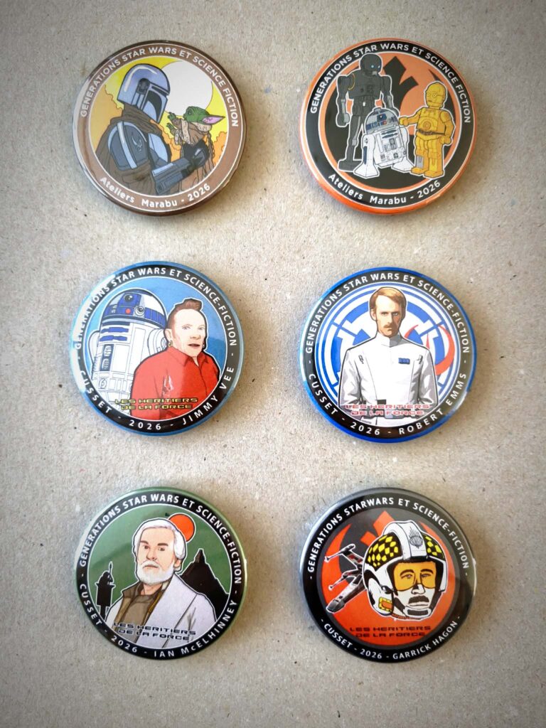 Les goodies Star Wars caritatifs à Générations Star Wars et SF 2026