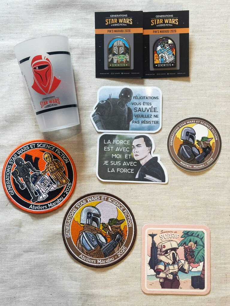 Les goodies Star Wars caritatifs à Générations Star Wars et SF 2026