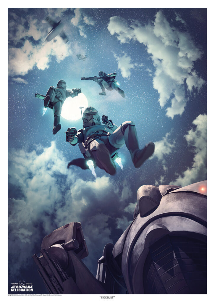 Star Wars art par Chris Dee